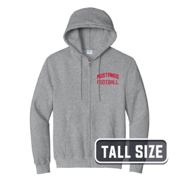 Port & Company Fleece Tall Full Zip Hooded Sweatshirt Thumbnail