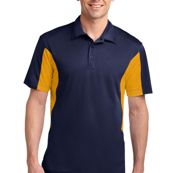 Side Blocked Micropique Sport Wick ® Polo  Thumbnail
